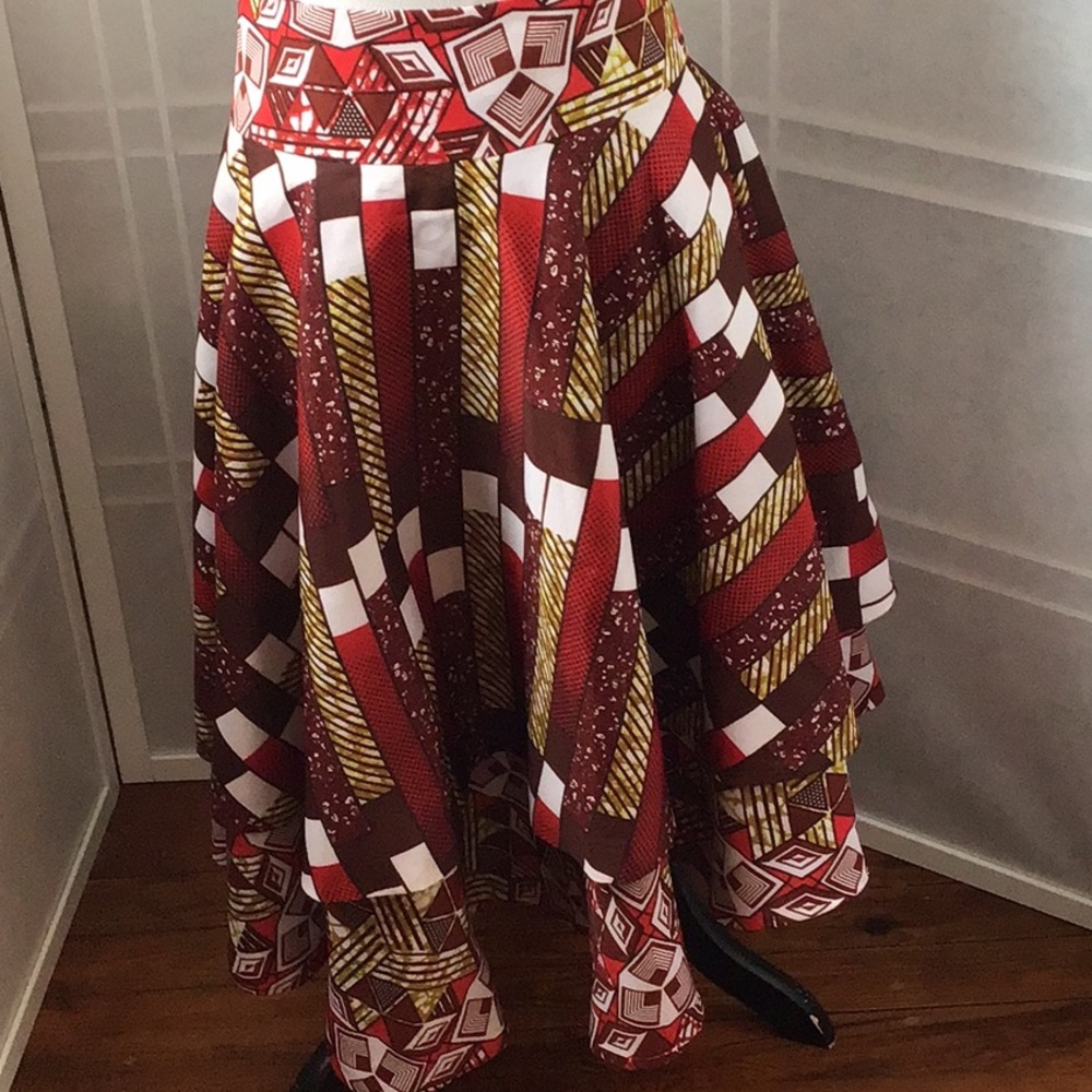 African Print Skirt